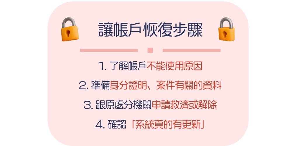 告誡戶會有哪些影響？